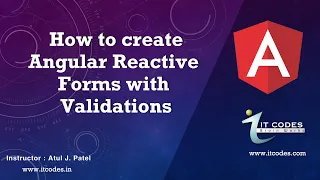 Reactive Form in Angular Angular Forms Angular Tutorial - Creating reactive form and validations