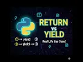 Python yield Explained Simply with Real-Life Examples File Streaming Large Data