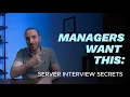Restaurant Interview Tips How to Get Hired as a Server