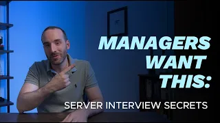 Restaurant Interview Tips How to Get Hired as a Server