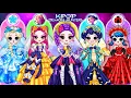 K-Pop Demon Hunters: Glow-up trouwjurk van Rumi, Mira en Zoey | DIY-modepoppen van papier