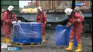 В Омске прошли учения экстренных служб