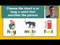 Read Match All About Short u and Long u