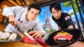 J'emmène un maître sushi japonais 🍣 juger les sushi en France 🇫🇷