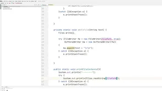 - Using Java nio