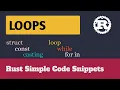 Rust Programming Loops