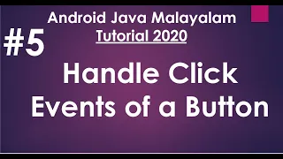 Android Java Malayalam Tutorial 2020 - 05