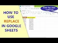 Google Sheets Replace Function How to Use Replace Spreadsheet Function