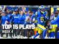 Top 15 Plays of Week 4 2025 NFL Season