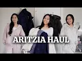 Aritzia Clientele Sale Try On Haul - Gift Guide Sweatfleece Cozy Fleece Matching Sets Super Puffs