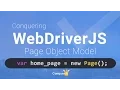 11 - WebdriverJS Page object Model