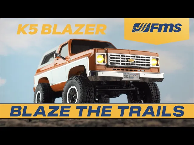 FMS FCX24 Chevrolet K5 Blazer 1:24 4WD RTR Electric Power RC Crawler Adventure