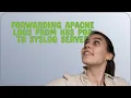 Forwarding apache logs from k8s Pod to Syslog server
