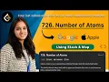 726 Number of Atoms Leetcode Editorial Hard Problem Stack Best Explanation