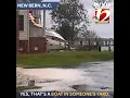 Boat lands in New Bern resident s yard