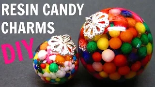 Resin Candy Charms DIY Project Craft Klatch How To Sphere Pendant