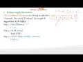 Data Structure Chap 2 Strings Finding Length of Strings String Operations 1