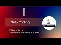 If-Else in java Conditional statements in java java from basic