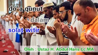 hukum qunut dalam solat witir