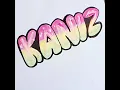 Easiest way to write bubble letters letters