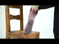 GoWith Women s Orange No-Slip Wool Grip Socks Model 2043