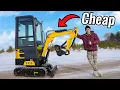 Temu Mini Excavator Testing