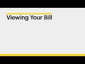 How to view your bill