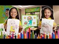 Download Lagu LOMBA MEWARNAI COCO MELON!! YANG MENANG DAPAT ESKRIM!!