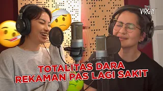 dara lagi sakit tetap rekaman eksperimen vokal lagu bila hatimu pergi behind the recording