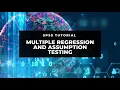 SPSS Tutorial Multiple regression and assumption testing
