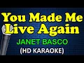 Download Lagu YOU MADE ME LIVE AGAIN - Janet Basco (HD Karaoke)