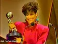 Debbie Allen accepts big sis Phylicia Rashad s award for The Cosby Show 1987 Image Award
