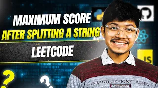 1422 Maximum Score After Splitting a String 4 ways One Pass