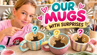 We Made Our Own Clay Mugs… But One Has a SECRET! 😱🏺