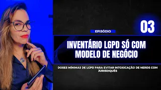 Episódio 03 - Inventário de Dados só com Modelo de Negócio