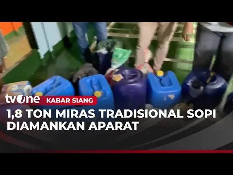 Polisi Gagalkan Penyelundupan 1,8 Ton Miras Ilegal Lewat Jalur Laut