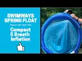 REVIEW SwimWays Spring Float Papasan Pool Lounge Chair with Hyper-Flate Valve