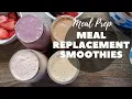 Meal Replacement Shakes Weight Loss Recipes Healthy Protein Smoothies