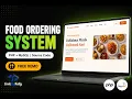 Online Food Pre-Ordering System from Scratch PHP MySQL Live Demo Source Code