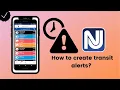 How to create new transit alerts on NJ TRANSIT