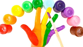 Arcoíris en las manos: Aprende los colores para niños