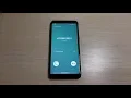 Samsung Galaxy A8 2018 incoming call