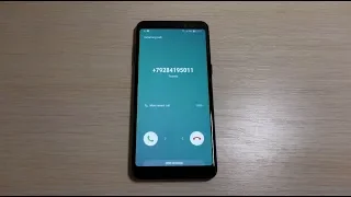 Samsung Galaxy A8 2018 incoming call