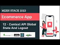 Context API with logout Ecommerce Mern App Mern Stack Project