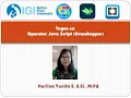 Tugas 6a Coding Operator Java Script Grasshopper