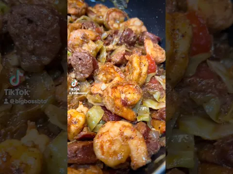 How to make shrimp and cabbage
