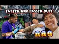 TATTED AND PASSED OUT AT BROWN PRIDE TATTOO SHOP