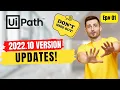 UiPath 2022 10 Updates Data Manager in UiPath Global Variables Constants UiPath New Features