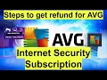 How to Get a Refund for AVG Internet Security Subscription Step by Step Guide