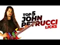 Top 5 Petrucci Licks for Building Speed \u0026 Picking Accuracy